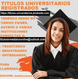 Titulos universitarios legalizados