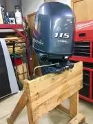 Used Yamaha 115 HP 4-Stroke Outboard Motor Engine
